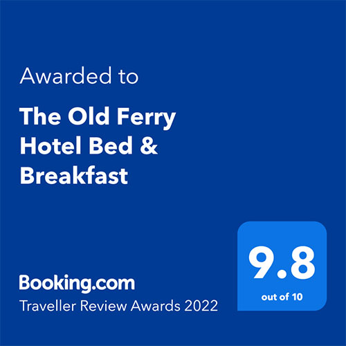 Booking.com Award For Ferry Bed and Breakfast in Queenstown